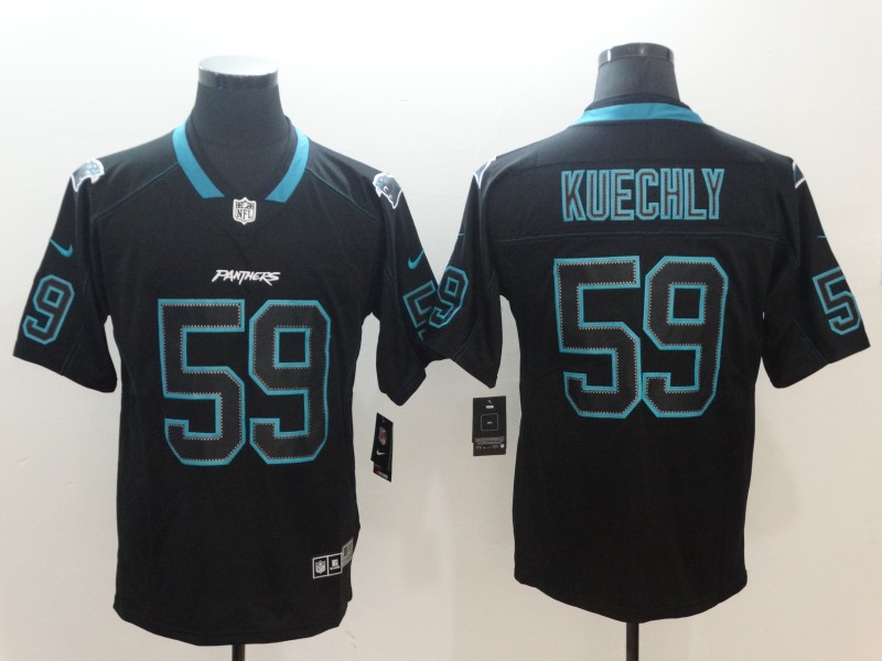 Men's Carolina Panthers #59 Luke Kuechly Black Jersey